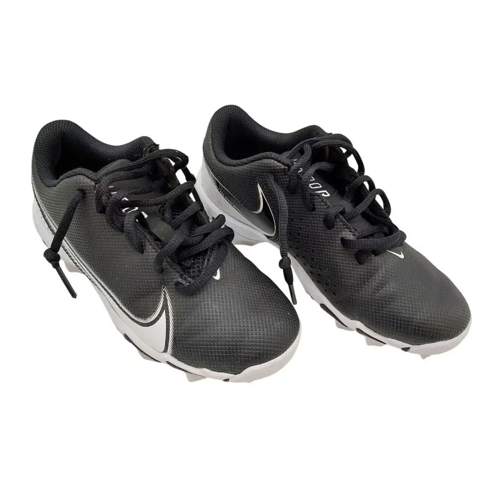 Nike Vapor Fastflex Black/White Cleats for Baseball/Softball Soccer Size 2Y
